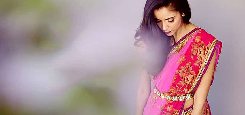 Как правильно надевать индийское сари