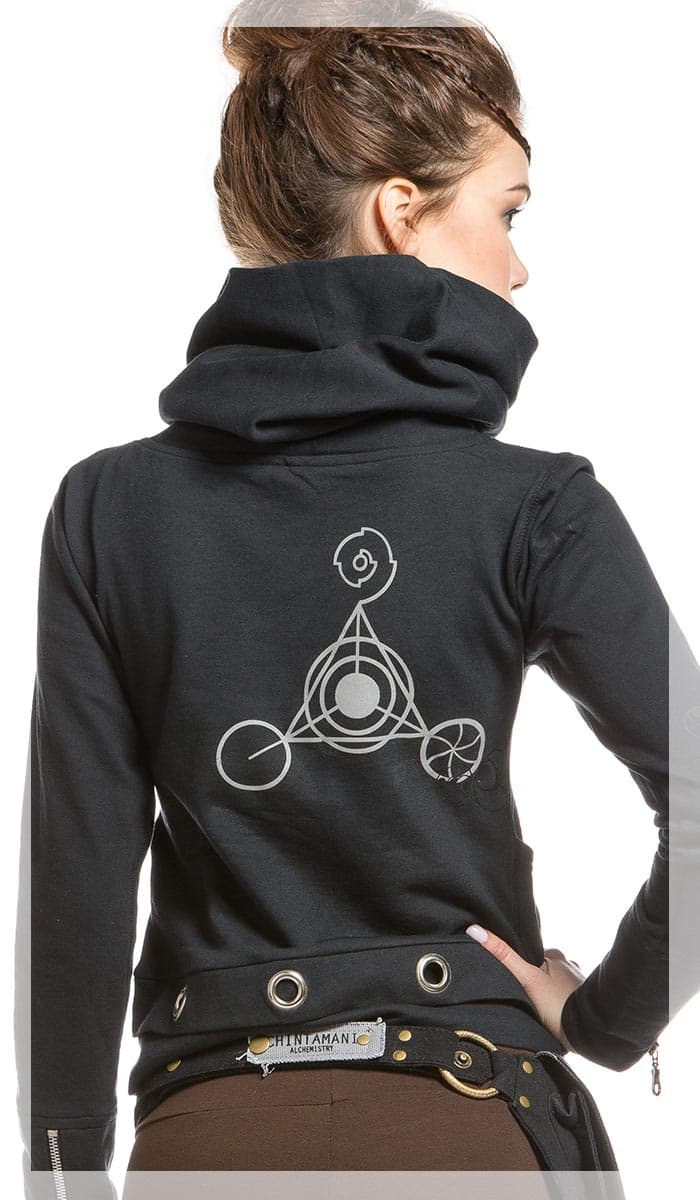 Этническая толстовка с капюшоном 