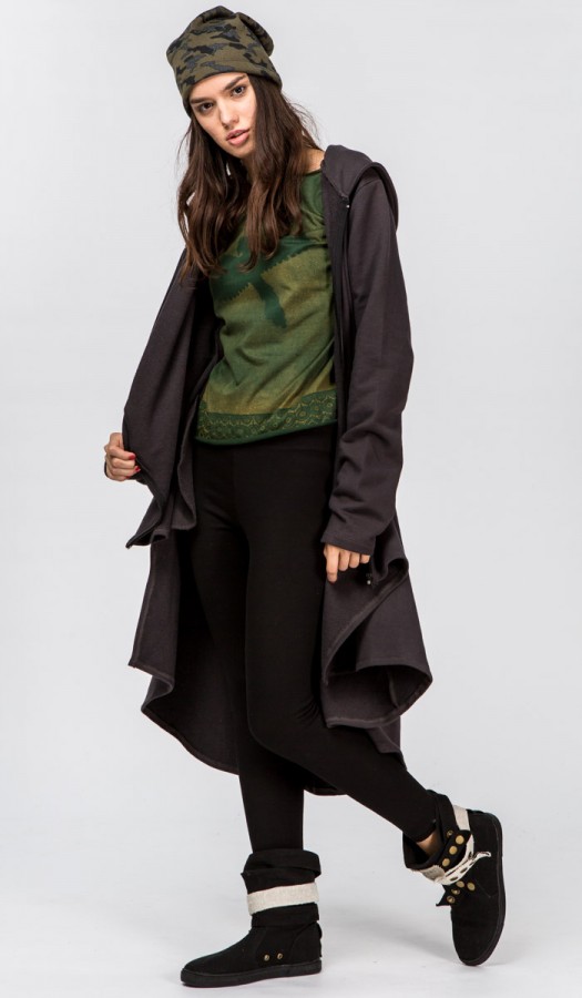 Этнический топ с принтом