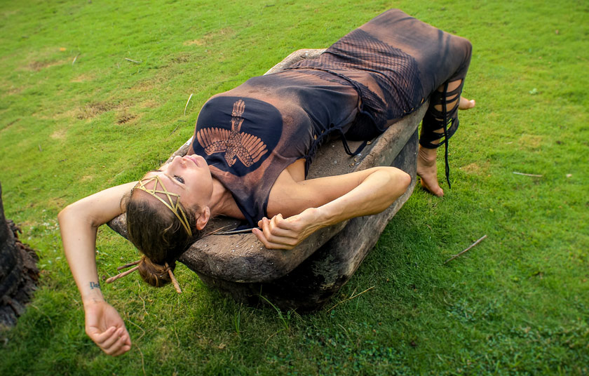 Бохо платье с рисунком