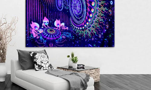 Флуоресцентные полотна на стену Visionary Art