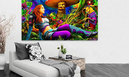 Флуоресцентные полотна на стену Visionary Art