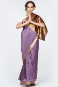 Сари лиловое Аравинда