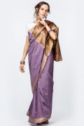 Сари лиловое Аравинда