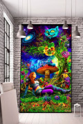 Флюрное транс полотно «Alice Psy»