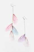 Висячие серьги Крылья феи