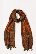 Шарф с узорами Мандава