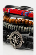 Мужской многослойный браслет Нигелла