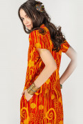 Платье оранжевое Нисса