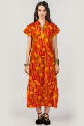 Платье оранжевое Нисса