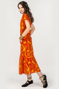 Платье оранжевое Нисса