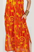 Платье оранжевое Нисса