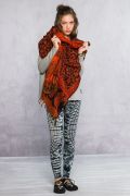 Теплый этнический Шарф Руфики