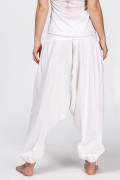 Белые свободные штаны «Пиерис»