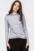 Серая кофта Пранаяма