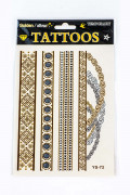 Флэш тату Золотые орнаменты