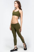 Леггинсы хаки Гибкая лиана