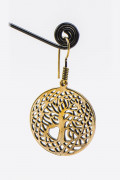 Серьги круглые Дерево мира