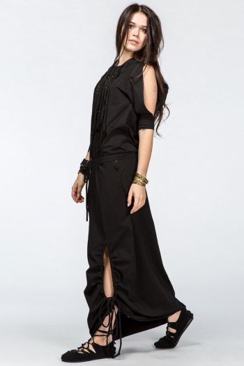 Платье с открытыми плечами Лионель