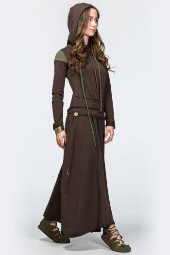 Длинное платье Торнадо