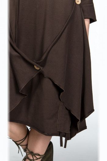 Платье с капюшоном Тамплиер