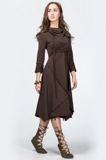 Платье с капюшоном Тамплиер