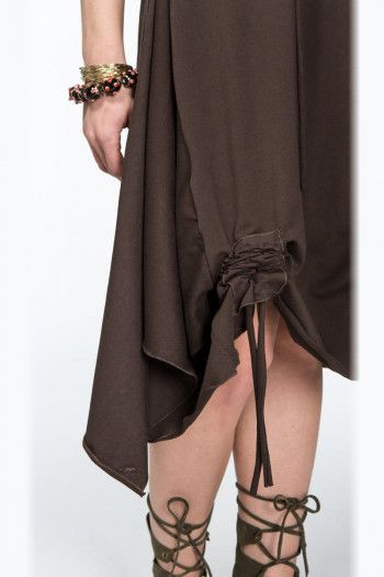 Платье с капюшоном Тамплиер