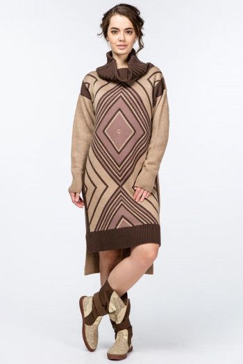 Теплая шапка Снежинка