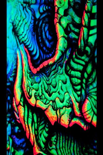 Флуоресцентный настенный баннер «Life»