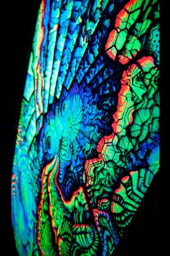 Флуоресцентный настенный баннер «Life»