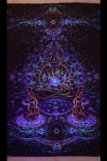 Настенное декоративное флуоресцентное полотно