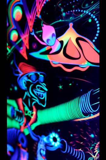 Флуоресцентное настенное полотно «Hoffmann»