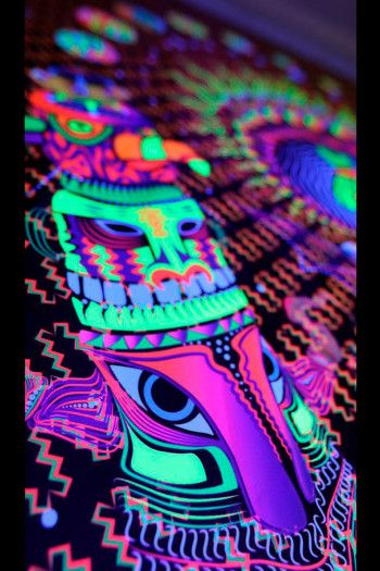 Психоделический гобелен на стену «Sound Kitchen»