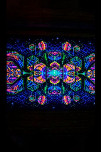 Фестивальный фрактальный баннер «DIMENSION MATRIX H»