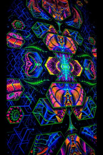 Фестивальный фрактальный баннер «DIMENSION MATRIX H»