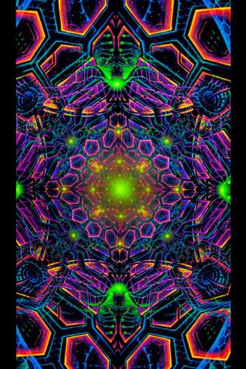 Настенный фрактальный фон «Rising Energy»