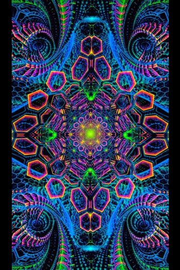 Настенный фрактальный фон «Rising Energy»