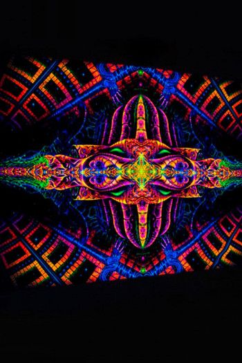 Флуоресцентное полотно для фестивалей «Vajraforming»