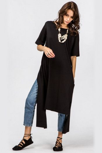 Двусторонняя накидка черная Нерина