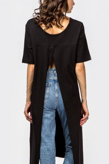 Двусторонняя накидка черная Нерина