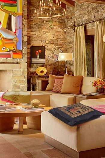 Декоративная наволочка из Индии «Ganesh»