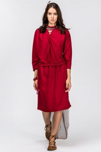 Серьги латунные Ямала