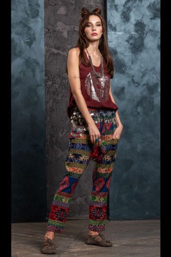 Многослойные восточные бусы Канха