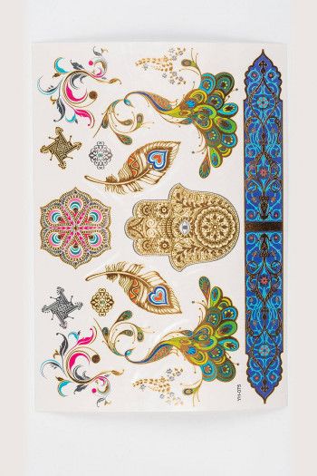 Наклейки на тело Муар