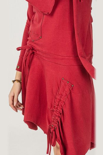 Женское платье бордо Прапти