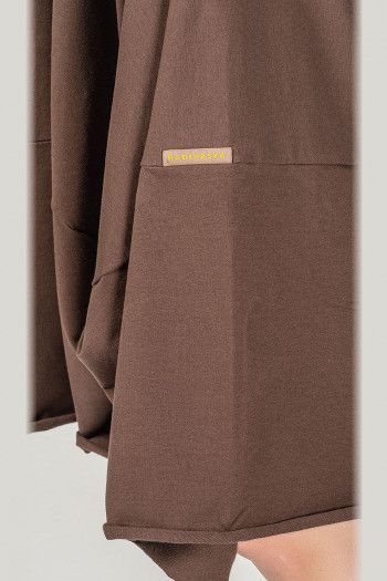 Коричневое женское платье Тетра