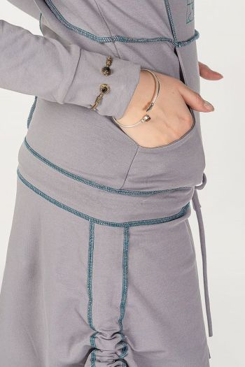 Серое женское платье Багдад