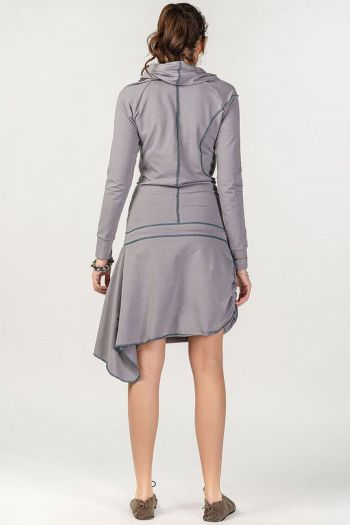 Серое женское платье Багдад