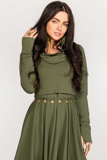 Длинное бохо платье Тетра