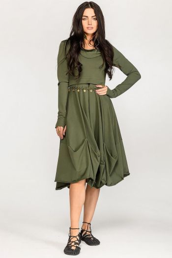 Длинное бохо платье Тетра